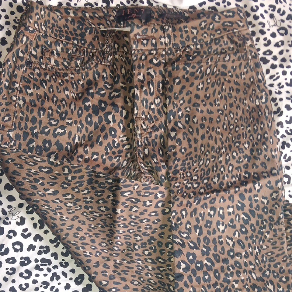 Leopard Print Skinny Jeans